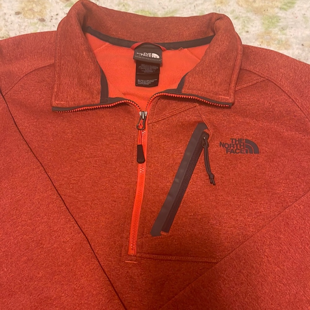 North face 3 quarter zip